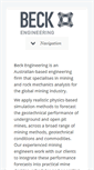 Mobile Screenshot of beckengineering.info